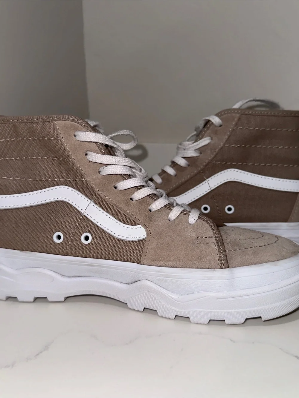 VANS SENTRY SK8-HI Light Brown VN0A5KY5LBR High-Top Women's size 7.5